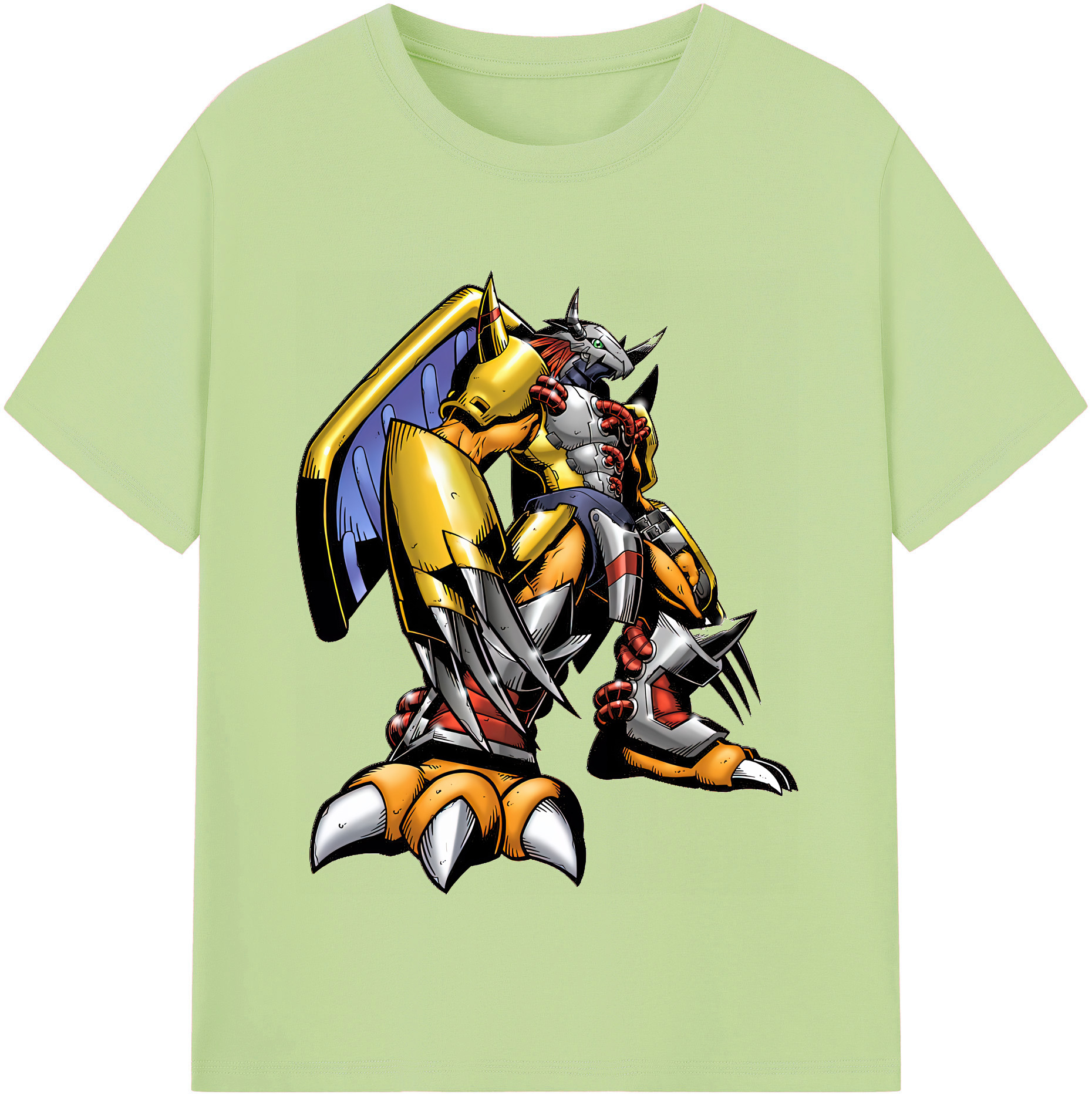 （画像用） Digimon デジタルモンスター/デジモン 綿100％半袖Tシャツ（フロントプリント）